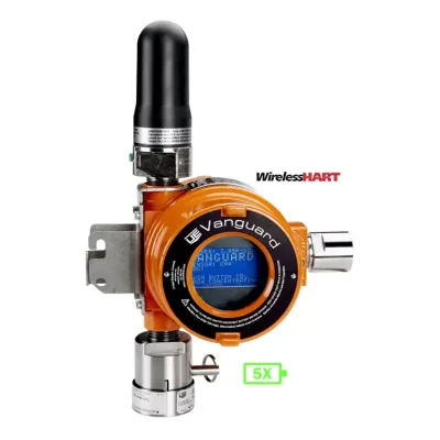 Imagem de demonstração do produto Vanguard Toxic and Combustible WirelessHART® Gas Detector